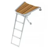 Платформа носовая с трапом 4 ступени белые