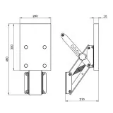 Транец выносной для ПЛМ мощностью от 9.9 до 20 л.с. (50 кг) ФБС