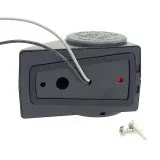 Огонь бортовой красный 55х86х46 мм черный корпус