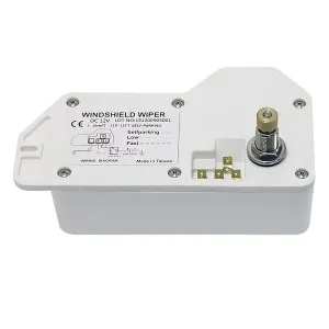 Электропривод стеклоочистителя 12В, 1", 83-120грд, водозащищенный