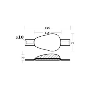 Анод магниевый на корпус судна