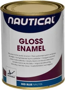 Эмаль глянцевая синяя 0,75 л