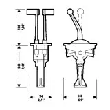 Контроллер горизонтального крепления