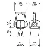 Контроллер горизонтального крепления для 2-х моторов