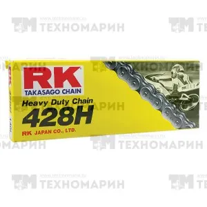 Цепь для мотоцикла до 200 см³ (без сальников) 428HSB-124