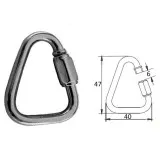 Гак-карабин треугольный  5 мм AISI 316