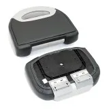 Сиденье мягкое Bass Boat Seat, серо-красное