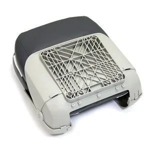 Сиденье мягкое складное Cruistyle III High Back Boat Seat, бело-серое