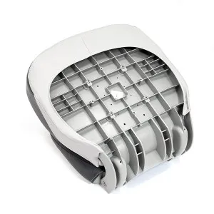 Сиденье мягкое складное Pro Angler Ergonomic Boat Seat, серо-красное