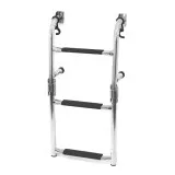 Трап складной с вертикальным креплением, 3 черных ступени (ширина 270 мм.)