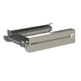 Трап телескопический выдвижной с фиксатором, 3 черных ступени (ширина 276 мм.)