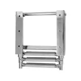 Трап телескопический выдвижной, 3 серых ступени (ширина 272 мм.)