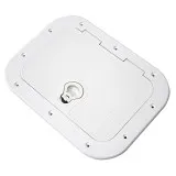 Крышка рундука 377х277 белая пластмасса