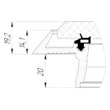 Люк палубный безрамный Пеликан 475x475 R75