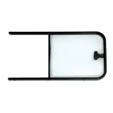 Форточка накладная со сдвижным стеклом, правая 607x334