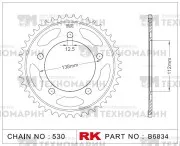 Звезда для мотоцикла ведомая B6834-43