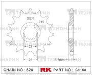 Звезда для мотоцикла ведущая C4158-14