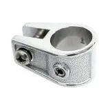 Кронштейн рамы тента 7/8" скользящий, сталь хромированная