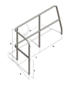 Леер кормовой левый борт (4 стойки) под заказ
