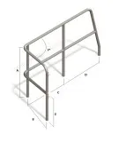 Леер кормовой левый борт (4 стойки) под заказ