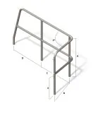 Леер кормовой правый борт (4 стойки) под заказ