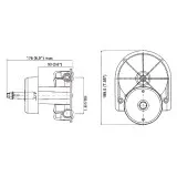 Привод рулевой T-85W (белый)