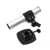 Держатель спиннинга сквозной на баллон быстросъемный, алюминий