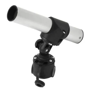 Держатель спиннинга сквозной на леер быстросъемный, алюминий