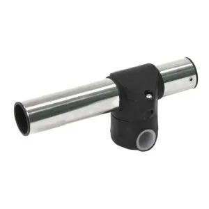 Держатель спиннинга сквозной на леер, нержавеющая сталь