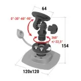 Кронштейн наклонный быстросъемный с креплением на баллон
