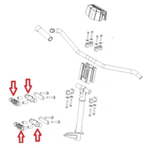 Вкладыши рулевой колонки (усиленные) Polaris SM-08750