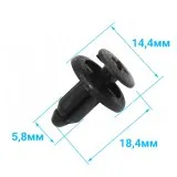 Заклепки для пластиковых навесных частей (10шт/уп) AT-04293