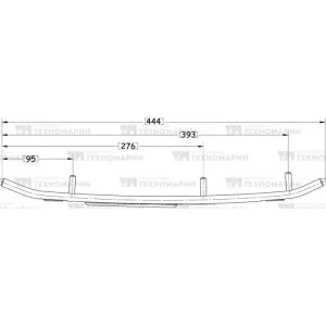 Конек лыжи Polaris (комплект 2шт) A-04-0-4-226