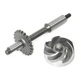 Крыльчатка помпы охлаждения (с валом) Kawasaki/Suzuki AT-10073A