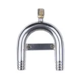 Колено 25 мм нерж. с вентиляцией