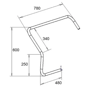 Консоль бортовая малая правая