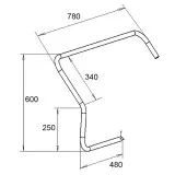 Консоль бортовая малая правая