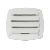 Крышка вентиляции пластмассовая квадратная 127х127мм, белая