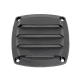 Крышка вентиляции пластмассовая квадратная 85х85мм, черная