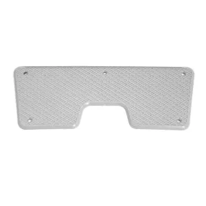 Накладка на транец 223x84 мм, серый пластик