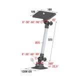 Площадка монтажная на баллон быстросъемная с удлинителем 325 мм