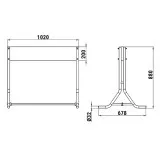 Стойка для 2-х ПЛМ