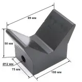 Упор подкильный 100х75х50мм