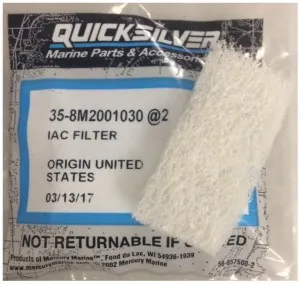 ФИЛЬТР ВОЗДУШНОГО КЛАПАНА MERCRUISER 4.3/5.0/5.7/6.2L MPI