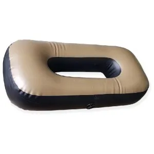 Сиденье надувное "овал" №1 66х44х20 см (Олива)