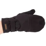Перчатки с откидным верхом для рыбалки,черные