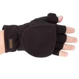Перчатки с откидным верхом для рыбалки,черные