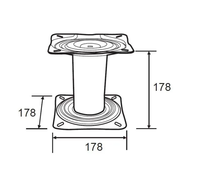Стойка под кресло (18 см.),сталь