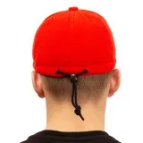 Кепка для рыбалки флисовая,красная