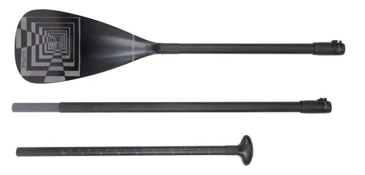 Весло SUP телескопическое фиберглас матовое
